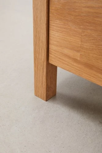 Kommode KAGERUP 4 Schubladen Schmal Eiche 4 Kommode KAGERUP 4 Schubladen Schmal Eiche – Bild 3