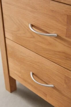 Kommode KAGERUP 4 Schubladen Schmal Eiche 10 Kommode KAGERUP 4 Schubladen Schmal Eiche -Shimano Shop 132810 1