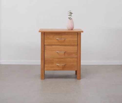 Kommode KAGERUP 3 Schubladen Eiche 6 Kommode KAGERUP 3 Schubladen Eiche – Bild 4