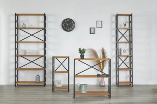 Regal INTRUP Breit 6 Böden Eiche 6 Regal INTRUP Breit 6 Böden Eiche – Bild 5