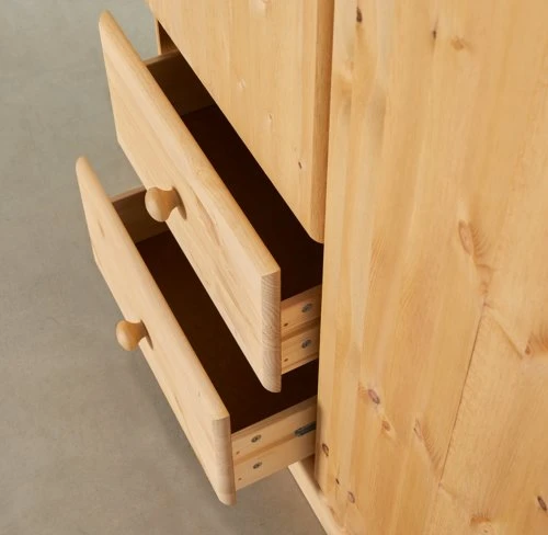 Kleiderschrank LYNE 94x148 Geb. Kiefer 7 Kleiderschrank LYNE 94x148 Geb. Kiefer – Bild 5