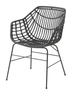 Gartenstuhl ILDERHUSE Schwarz