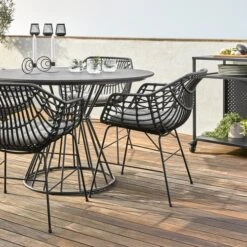 Gartenstuhl ILDERHUSE Schwarz -Shimano Shop 180549