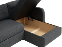 Schlafsofa M/Chaiselongue JETSMARK Grau -Shimano Shop 185364
