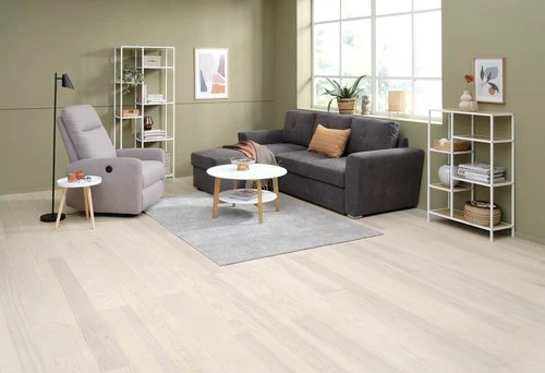 Couchtisch JEGIND Ø80 Weiß/natur 4 Couchtisch JEGIND Ø80 Weiß/natur – Bild 2