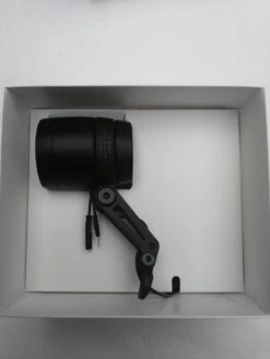 B&M Dynamo-Scheinwerfer IQ-X Schwarz Eloxiert 164RTSNDI