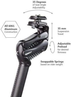 KINEKT XR Federsattelstütze , Schwarz Von CIRRUS -Shimano Shop 1t5fSRgwcU8DVrZ171s8Sh 33012070 001 6