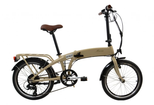 Bicyklet Marcus Elektro-Faltrad Shimano Tourney 6S 418 Wh 20'' Ivory Beige 2022 2 Bicyklet Marcus Elektro-Faltrad Shimano Tourney 6S 418 Wh 20'' Ivory Beige 2022