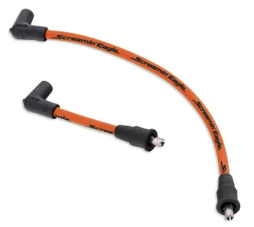 Harley Davidson Screamin Eagle 10mm Phat Zündkerzenkabel Set Orange 3 Harley Davidson Screamin Eagle 10mm Phat Zündkerzenkabel Set Orange