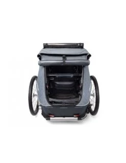 Croozer Kid Vaaya 1 - Fahrradanhänger Für 1 Kind- Graphite Blue -Shimano Shop 3 3 2