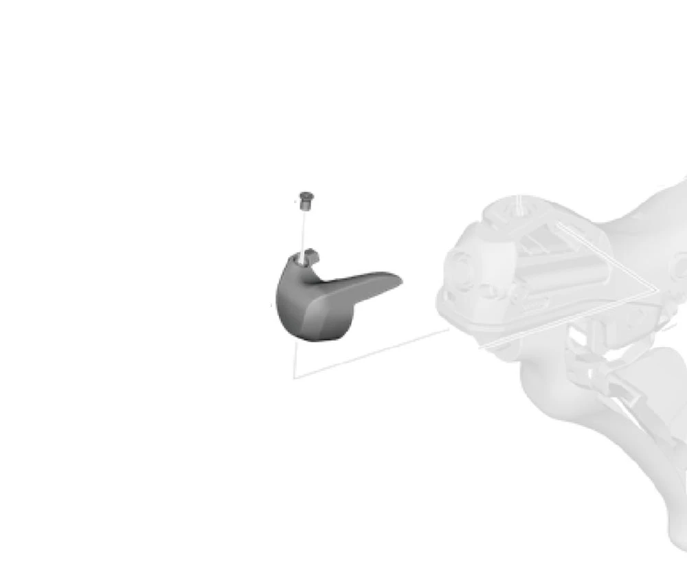 Shimano 105 ST-R7020-25 / GRX ST-RX400 Schalt-Bremshebel Ersatzteil | Namensschild Links 4 Shimano 105 ST-R7020-25 / GRX ST-RX400 Schalt-Bremshebel Ersatzteil | Namensschild Links – Bild 2