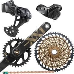 Sram XX1 Eagle AXS ETap Gruppe 12x1 Fach Komplett Gold Mod 2022