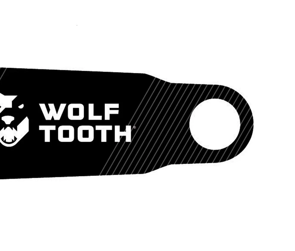 Wolf Tooth Kurbelarmschutz - 190x49,2mm Selbstklebend Folie Schwarz 5 Wolf Tooth Kurbelarmschutz - 190x49,2mm Selbstklebend Folie Schwarz – Bild 3