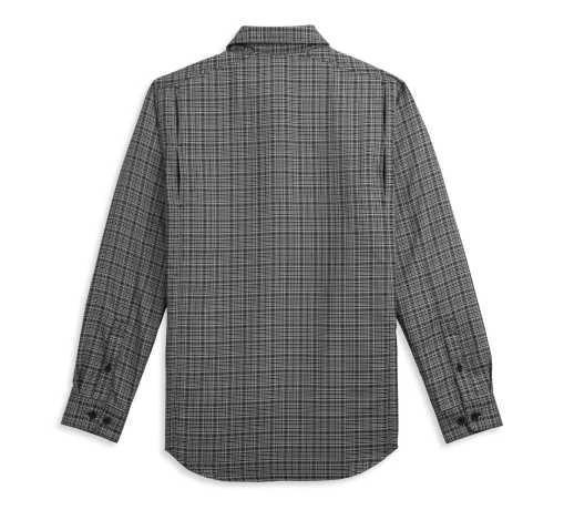 Harley-Davidson Karo Performance Hemd Schwarz/grau 4 Harley-Davidson Karo Performance Hemd Schwarz/grau – Bild 2