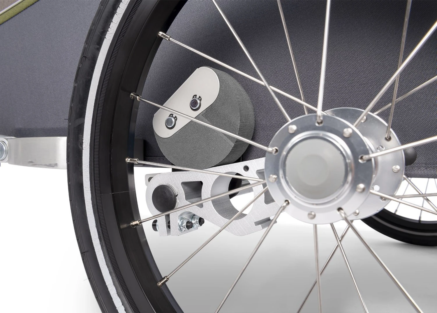 Croozer Cargo Tuure Olive-green Mit Airpad-Federung 6 Croozer Cargo Tuure Olive-green Mit Airpad-Federung – Bild 6