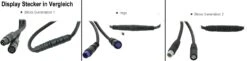 Brose Bediendisplay 2019-2020 Metz Cockpit Small Fest Montiert TFT Farbig M. Gen.2 Stecker O. Wake -Shimano Shop Display Stecker im Vergleich