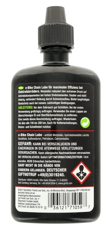 Finishline E-Bike Kettenöl 120ml 4 Finishline E-Bike Kettenöl 120ml – Bild 2