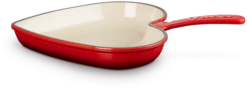 Le Creuset Herzförmige Brat- Und Servierpfanne Signature In Kirschrot