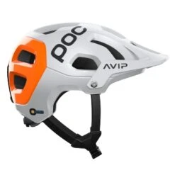POC Tectal Race MIPS NFC Hydrogen White/fluorescent Orange Avip L 59-62 Cm Helm 7 POC Tectal Race MIPS NFC Hydrogen White/fluorescent Orange Avip L 59-62 Cm Helm -Shimano Shop poc tectal race mips nfc hydrogen white fluorescent orange avip helm 2 20626 2